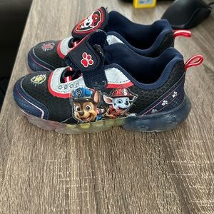 Light up paw patrol shoes little kid size 12